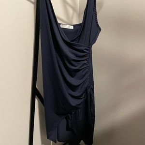 Navy fitted dress